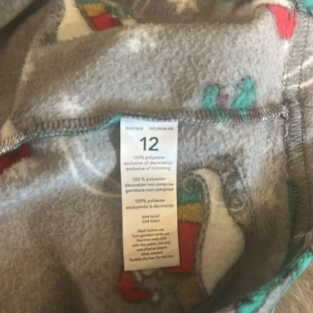 OshKosh B'gosh Gray Dinosaur Fleece Pullover